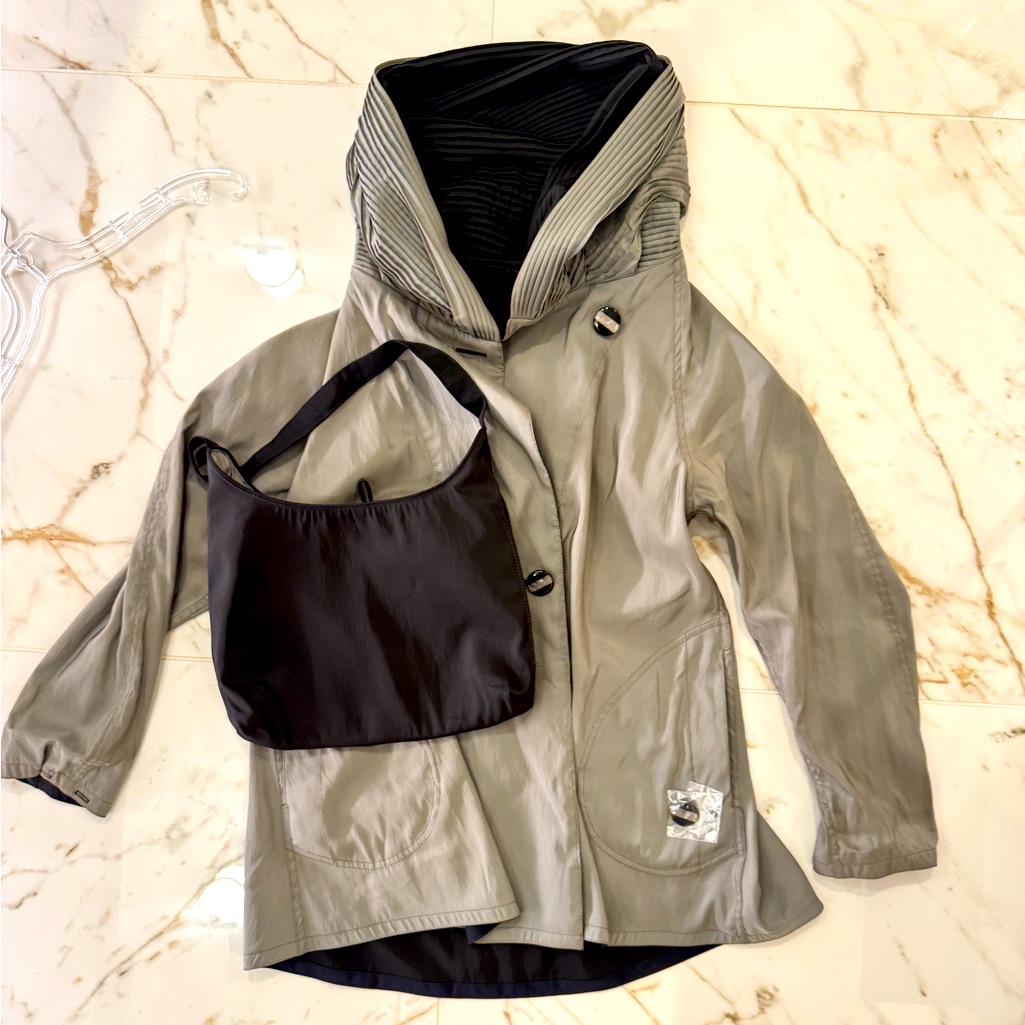 Mycra Pac Donatella Mini Reversible Rain Coat With Tote Bag